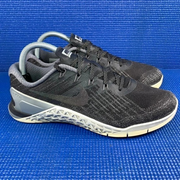 NIKE METCON 3 Women`s Size 8.5 Black White Athletic Training Shoes 922880-001 - Picture 3 of 9